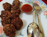 A picture of step 9 of Masoor mocha pakoda.