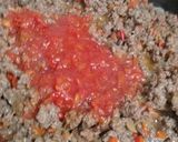 Foto del paso 5 de la receta: Pastel de polenta con carne picada, fácil, economico y sustancioso