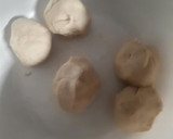 A picture of step 1 of Mauritian roti bread.