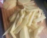 Foto del paso 1 de la receta: Papas rebosadas con huevo y pan rallado