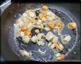 A picture of step 2 of Radicchio and Scallop Risotto.