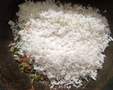 A picture of step 7 of Vegetable Biryani.