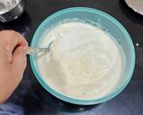 A picture of step 4 of Chikoo Icecream.