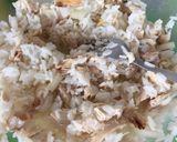 Foto del paso 2 de la receta: Tortilla de pollo, arroz y cebolla
