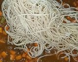A picture of step 7 of Strifry spaghetti 🍝.