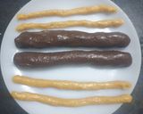 A picture of step 5 of Chocolate Barfi Roll.