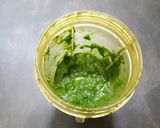A picture of step 2 of Palak Paneer.