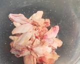 A picture of step 1 of Szechwan cola chicken.