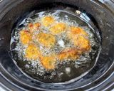 A picture of step 2 of Kanda Poha Pakora (tiffin friendly).