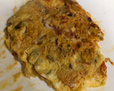 Foto del paso 5 de la receta: Tortilla rellena de tomate y pechuga de pavo