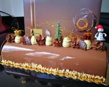 Une image de l'étape 14 de Bûche trois chocolats #dessertsdefete.