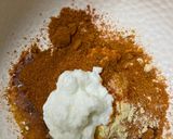 A picture of step 1 of Tandoori chaap with lachha paratha (panjabi style).