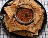 A picture of step 6 of Korean Pancake With Dipping Sauce.