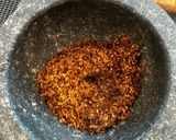 A picture of step 1 of Kerisik - Coconut Butter - Used in Indonesian / Asian cooking.