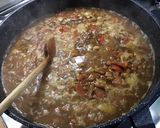 Une image de l'étape 13 de Pois chiches bruns aux tomates, oignon et épices.