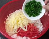 A picture of step 2 of One Bite Vegetables Rice Balls.
