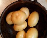 A picture of step 1 of Potato Shrimp Patties.
