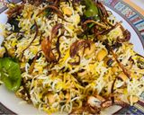A picture of step 7 of Qeema lobiya pulao.