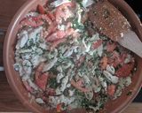 A picture of step 3 of Chicken and Rice.