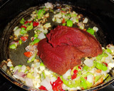 Foto del paso 4 de la receta: Espaguetis con salsa de tomate y jamón molido