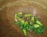 A picture of step 3 of Daal sabat masoor.