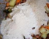 A picture of step 3 of Rajgira Upma.