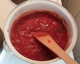 Ancsyka-féle paradicsomos húsgombóc a sütőből 🍅 recept fázis 3 fotója