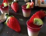 Foto langkah ke 6 dari resep Puding Buah Gradasi.