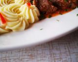 Pas rețetă Carne de porc cu sos de roșii 3 fotografie