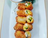 Hình bước làm 6 của món Cuốn cá basa chiên