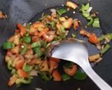A picture of step 3 of Vegetable Thukpa/Veg Noodle Soup.