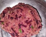 A picture of step 2 of Beetroot Paratha.