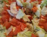 A picture of step 2 of Barbecue Salad.