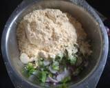 Sindhi style gram flour Pakode or bhajiya recipe step 5 photo