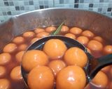 Foto langkah ke 4 dari resep Kolak Biji Salak Ubi Orange.