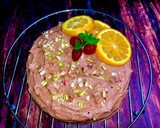 கோதுமை ஆரஞ்சு சாக்லெட் கேக் (Kothumai orange chocolate cake recipe in tamil) ரெசிபி ஸ்டேப் 13 புகைப்படம்