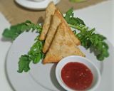 A picture of step 8 of Aloo ka samosa.