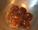 A picture of step 4 of Cabbage Manchurian.