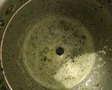 A picture of step 1 of Lichi basil juice.