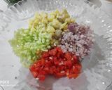 A picture of step 3 of Sweet corn bhel.