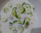 A picture of step 3 of Buttermilk Raita with Potato and Cucumber.