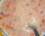 A picture of step 3 of Egg coated yam.