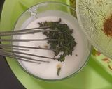 A picture of step 2 of Fresh Mint Yogurt Dip (Cooling & Healthy).
