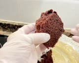 Foto del paso 13 de la receta: Pastel de Navidad con nata, chocolate y cerezas confitadas “sin gluten”