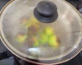 A picture of step 3 of Stuffed Brussels Sprouts Sabji.