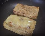 Foto del paso 4 de la receta: Sándwich🍍de pollo🧀y queso🍞🥯🍗
