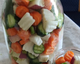 صورة لخطوة 4 من وصفة مخلل مشكل 🥕🥒🥕🌶️