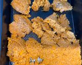 A picture of step 6 of Butternut squash/pumpkin baked Kibbeh - Lebanese meatless kibbeh (step by step photos).