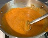 A picture of step 6 of Shahi paneer.