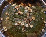 A picture of step 5 of Sarsoo ka saag.